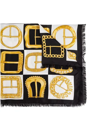 Moschino écharpe à imprimé boucle