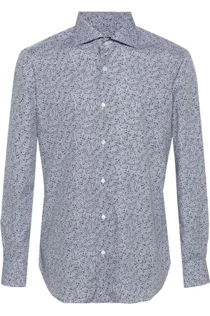 BARBA Chemise en coton à fleurs