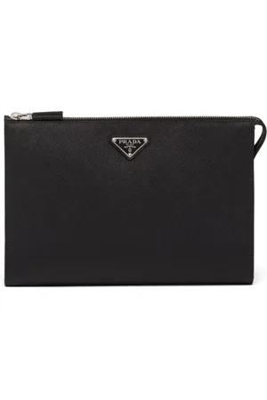 Prada Pochette à plaque triangle