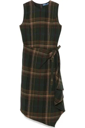 Ralph Lauren Robe mi-longue à carreaux