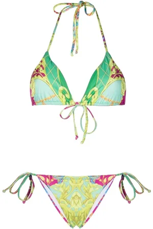 Philipp Plein Bikini à imprimé baroque