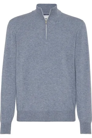 Brunello Cucinelli Polo zippé en cachemire