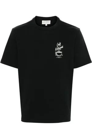 Café Kitsuné T-shirt en coton à logo imprimé