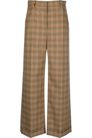 Kenzo Pantalon ample à carreaux