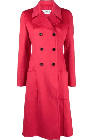 Lanvin Manteau en cachemire à boutonnière croisée
