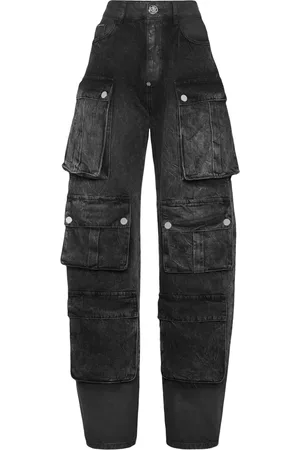 Philipp Plein Jean oversize à poches cargo