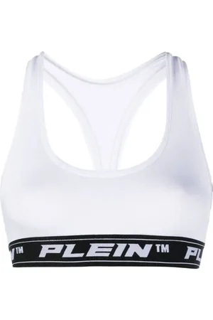 Philipp Plein Brassière de sport à bande logo
