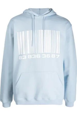 VTMNTS Hoodie Big Barcode en coton mélangé
