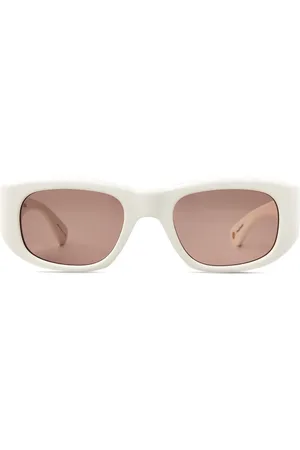 GARRETT LEIGHT Lunettes de soleil à monture géométrique