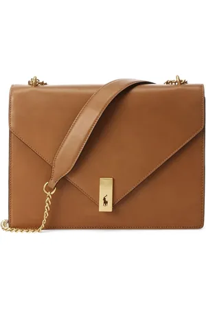 Ralph Lauren Sac cabas en cuir à détail de logo