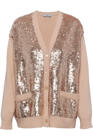 Prada Cardigan à design brodé de sequins