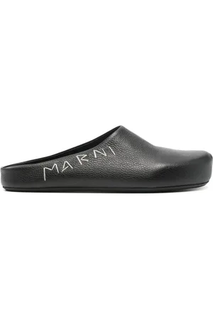 Marni Chaussons à logo brodé
