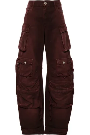 The Attico Jean cargo Fern à taille mi-haute