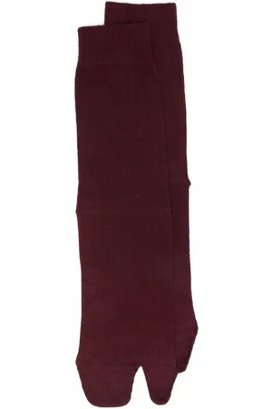 Maison Margiela Chaussettes longues en maille
