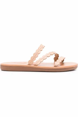 Ancient Greek Sandals Sandales en cuir à design à enfiler