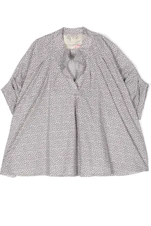 BY WALID Blouse en coton à fleurs