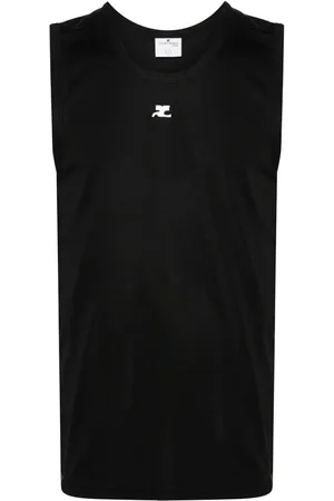 Courrèges Haut à logo appliqué