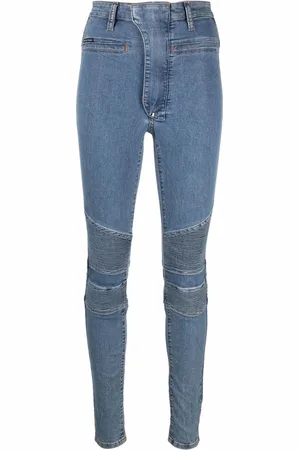 Philipp Plein Jean Iconic à taille haute