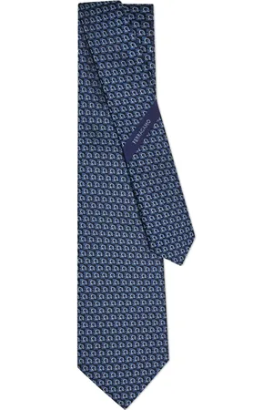 Salvatore Ferragamo Cravate Gancini en jacquard