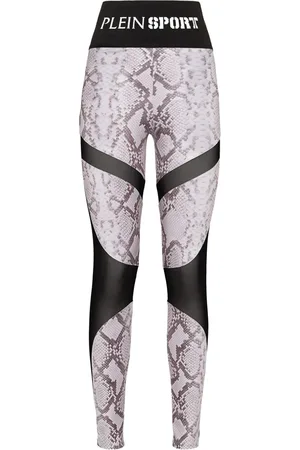 Philipp Plein Legging imprimé à taille logo