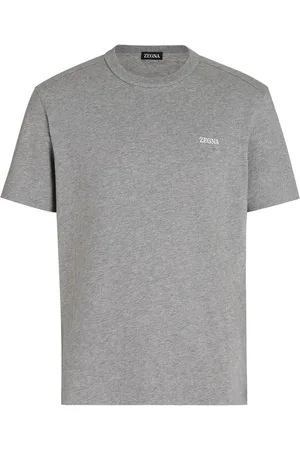 Ermenegildo Zegna T-shirt à logo brodé
