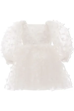 Tulleen Robe Bell Mariposa à coupe courte