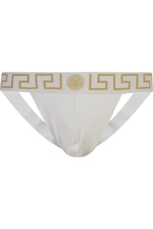 VERSACE Jockstrap Greca Border