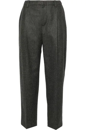 Brunello Cucinelli Pantalon chiné à coupe courte