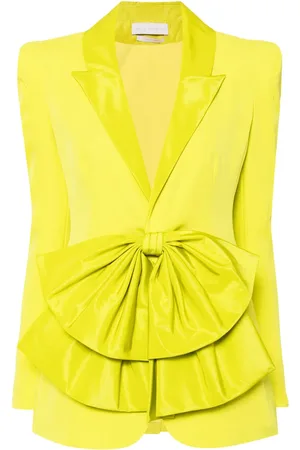 Saiid Kobeisy Veste de tailleur à col en taffetas