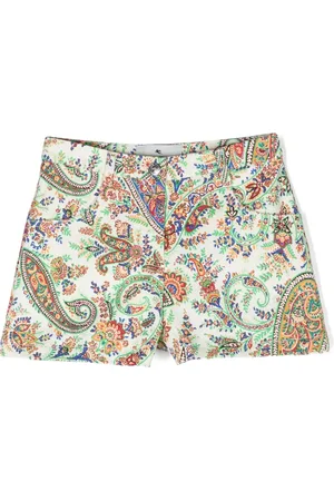 Etro Short en serge à imprimé cachemire