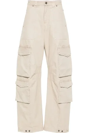 Golden Goose Pantalon en coton à poches cargo