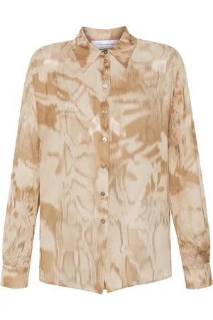 BLUMARINE Chemise à imprimé graphique