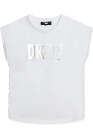 DKNY T-shirt en coton biologique à logo imprimé