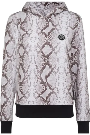 Philipp Plein Hoodie à patch logo Tiger