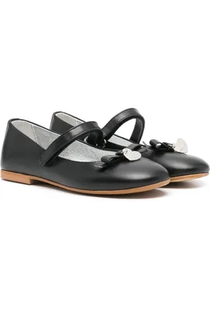 MONNALISA Ballerines en cuir à détail de nœud