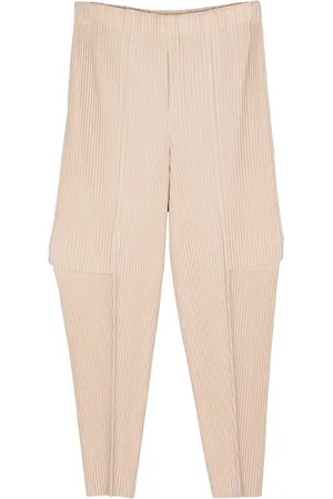 Issey Miyake Pantalon à poches à rabat