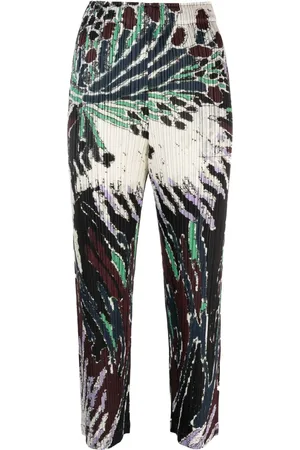 PLEATS PLEASE ISSEY MIYAKE Pantalon Frosty Forest à coupe courte