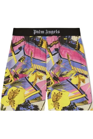 Palm Angels Short Miami à fleurs