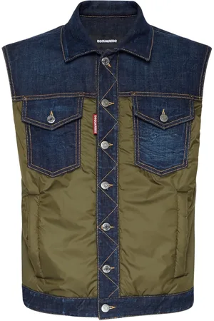 Dsquared2 Gilet en jean à poches multiples