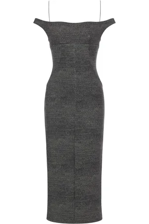 Serafini Robe mi-longue à épaules dénudées