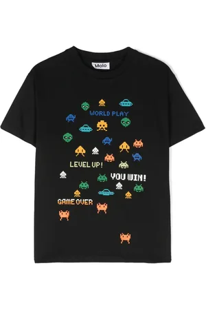 Molo T-shirt Riley à imprimé Game-over