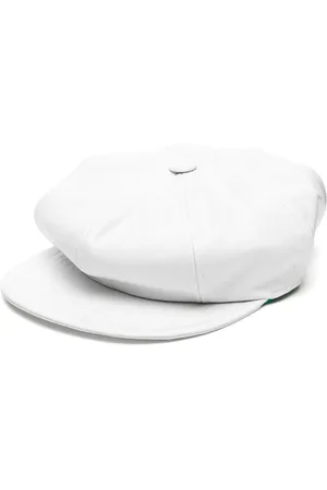 Madison.Maison Casquette gavroche en cuir verni