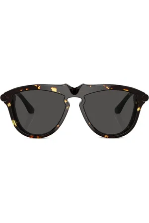 Burberry Lunettes de soleil rondes à effet écailles de tortue
