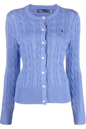 Ralph Lauren Cardigan en maille torsadée