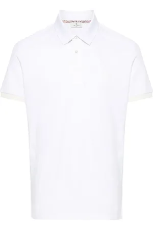 Etro Polo en coton à motif Pegaso brodé