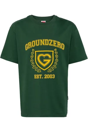 Ground Zero T-shirt en coton à logo imprimé
