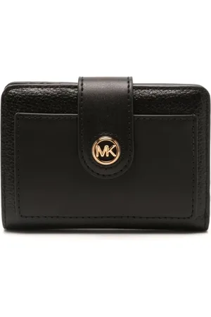 Michael Kors Porte-monnaie en cuir à plaque logo