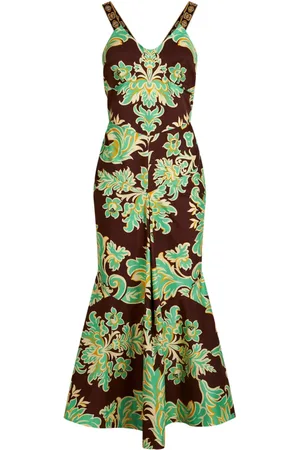 Etro Robe sans manches à imprimé cachemire