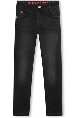HUGO BOSS Jean droit à taille mi-haute