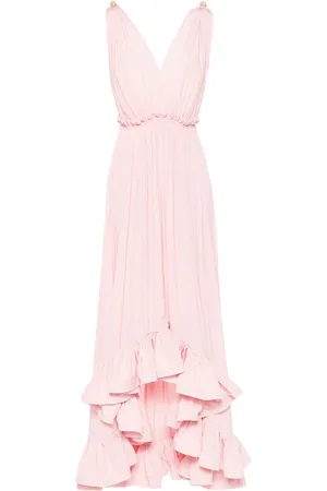 Lanvin Robe longue volantée